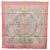 Hermès Pañuelo HERMES Carre 90 de Seda "vive le vent" Rosa Auth ki6861 - vista 12