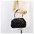 Borsa a mano CHANEL Matelasse Pelle verniciata Nero Argento CC Auth 201536V - vista 26