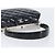 Borsa a mano CHANEL Matelasse Pelle verniciata Nero Argento CC Auth 201536V - vista 7