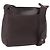 Borsa a tracolla LOEWE in pelle marrone scuro tono oro Auth ka6261A