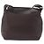 Borsa a tracolla LOEWE in pelle marrone scuro tono oro Auth ka6261A - vista 13