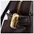 Borsa a tracolla LOEWE in pelle marrone scuro tono oro Auth ka6261A - vista 22