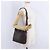Borsa a tracolla LOEWE in pelle marrone scuro tono oro Auth ka6261A - vista 31