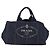 Borsa PRADA Canapa GM Denim Blue Gold Tone Auth ka6253V - vista 13