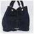 Borsa PRADA Canapa GM Denim Blue Gold Tone Auth ka6253V - vista 4