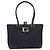Borsa Tote GUCCI G in pelle e tela Nero Oro 002 1109 Auth am12611V D'oro - vista 2