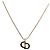 Collana Christian Dior metallo Gold Tone Auth 203859