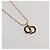 Collana Christian Dior metallo Gold Tone Auth 203859 - vista 3