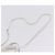 Borsa a mano BALENCIAGA Everyday XXS in pelle 2way Bianco Argento 551815 Auth 204853A - vista 10