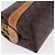 Céline Pouch CELINE Macadam Canvas PVC Leather Brown Gold Auth ki6850 Marrone D'oro - vista 10