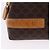 Céline Pouch CELINE Macadam Canvas PVC Leather Brown Gold Auth ki6850 Marrone D'oro - vista 15