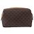 Céline Pouch CELINE Macadam Canvas PVC Leather Brown Gold Auth ki6850 Marrone D'oro - vista 3