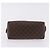 Céline Pouch CELINE Macadam Canvas PVC Leather Brown Gold Auth ki6850 Marrone D'oro - vista 9