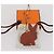 Hermès HERMES Petit Ash Rabbit PM Bag Charm Leder Brown Auth 204795M Braun - Ansicht 9