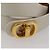 Bracciale Christian Dior Pelle Oro Bianco Auth 204946M D'oro - vista 6