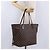Borsa Tote LOUIS VUITTON Damier Ebene Neverfull MM N51105 LV Auth 204128V - vista 33