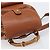 Zaino GUCCI Bamboo in pelle nera e oro 003 2034 0030 Auth 202686 Nero D'oro - vista 7