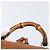 Zaino GUCCI Bamboo in pelle nera e oro 003 2034 0030 Auth 202686 Nero D'oro - vista 9