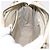 Borsa a tracolla BURBERRY Nova Check Canvas Beige Silver Auth 203708 Argento - vista 19