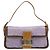 Borsa a tracolla FENDI Mamma Baguette in pelle con perline Viola Oro Auth 194784SM D'oro Porpora - vista 13