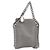 Stella Mc Cartney Stella MacCartney Falabella Micro Chain Shoulder Pouch Polyester Auth 202846V Marrone Argento - vista 2