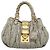 Borsa a mano arricciata Miu Miu in pelle 2way Grigio Oro Auth LN169 Marrone D'oro - vista 13