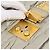 Borsa a mano arricciata Miu Miu in pelle 2way Grigio Oro Auth LN169 Marrone D'oro - vista 14