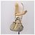 Borsa a mano arricciata Miu Miu in pelle 2way Grigio Oro Auth LN169 Marrone D'oro - vista 23