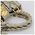 Borsa a mano arricciata Miu Miu in pelle 2way Grigio Oro Auth LN169 Marrone D'oro - vista 6