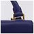 Céline Borsa a mano CELINE Trapeze in pelle scamosciata 2way Blu Oro Auth 203775A D'oro - vista 19