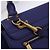 Céline Borsa a mano CELINE Trapeze in pelle scamosciata 2way Blu Oro Auth 203775A D'oro - vista 20
