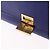Céline Borsa a mano CELINE Trapeze in pelle scamosciata 2way Blu Oro Auth 203775A D'oro - vista 21