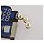 Spilla CHANEL Coco Train Metallo Blu Tono Oro CC Auth 205865M - vista 5