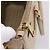 Borsa a mano PRADA Galleria Saffiano 2way Beige Gold Auth 204152A D'oro - vista 27