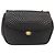 Bolsa de Ombro com Corrente BALLY em Couro Preto e Dourado Auth BA15535 - vista 2