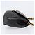 Bolsa de Ombro com Corrente BALLY em Couro Preto e Dourado Auth BA15535 - vista 4