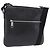 Borsa a tracolla GUCCI GG Emboss in pelle nera e argento 406410 Auth 200726 Nero