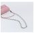 Borsa a tracolla con catena Miu Miu in pelle 2way Rosa Argento Auth BA15638A - vista 8