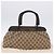 Borsa a mano GUCCI GG Canvas con manico in legno Beige 112683 Auth 203883V - vista 25