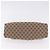 Borsa a mano GUCCI GG Canvas con manico in legno Beige 112683 Auth 203883V - vista 9
