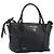 PRADA Handtasche Leder 2way Schwarz Goldfarben Auth 204580M