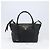 PRADA Handtasche Leder 2way Schwarz Goldfarben Auth 204580M - Ansicht 12