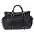 Bolsa de Mão Miu Miu em Couro 2way Preta Dourada Auth 203798V Preto Dourado - vista 13