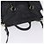 Bolsa de Mão Miu Miu em Couro 2way Preta Dourada Auth 203798V Preto Dourado - vista 14
