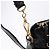 Bolsa de Mão Miu Miu em Couro 2way Preta Dourada Auth 203798V Preto Dourado - vista 26
