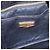 Bolsa de Mão Miu Miu em Couro 2way Preta Dourada Auth 203798V Preto Dourado - vista 27