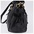 Bolsa de Mão Miu Miu em Couro 2way Preta Dourada Auth 203798V Preto Dourado - vista 5