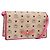 Borsa a tracolla MCM Vicetos PVC Pelle Rosa Tono Oro Auth 204597A