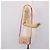 Borsa a tracolla MCM Vicetos PVC Pelle Rosa Tono Oro Auth 204597A - vista 24