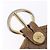 Borsa a tracolla Christian Dior Honeycomb Canvas PVC Beige Gold Auth 203461 D'oro - vista 28